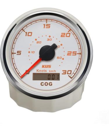 KUS GPS Speedometer Odometer 30 Knots for Boat Yachts 85mm 12V/24V - High-Precision Marine Gauge - Buy Online on GoSupps.com
