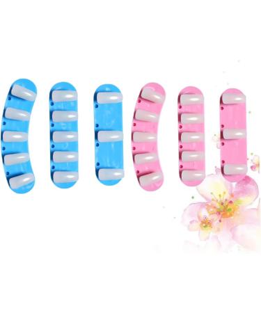 LALAFINA Nail Practice Base 6 Boxes Nail Training Rack Nail Practice Rack Tip Stand for Nails Tip Display Stand Nail Practice Stand - Buy Online on GoSupps.com