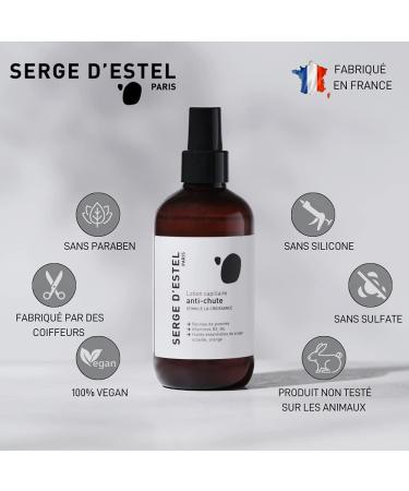 SERGE DESTEL PARIS Anti-Hair Loss Spray Lotion | Strengthens Hair & Promotes Growth with Castor Oil & Vitamin E 200ml - International Shipping Available - Buy Online on GoSupps.com
