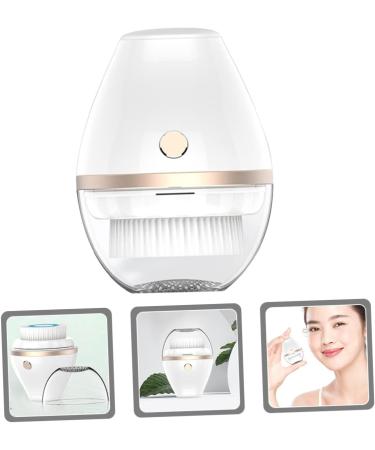 POPETPOP Electric Facial Cleanser Charging Facial Brush Face Cleaning Tool Washing Brush Portable Facial Brush Face Washing Equipment Scrub Brush Girl Detergent Abs Plastic White - Buy Online on GoSupps.com