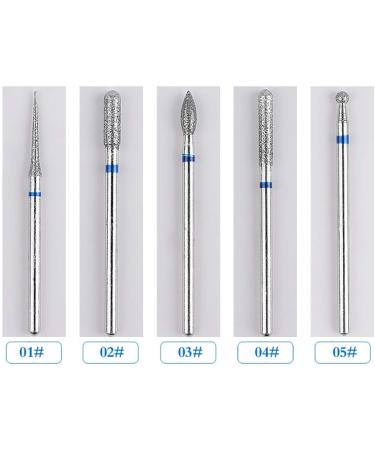 01# Tungsten Steel Alloy Nail File Bit Manicure Nail Drill Bits Manicure Pedicure Remove Gel Safety Bits Polishing Grinding Head Tools - Buy Online on GoSupps.com