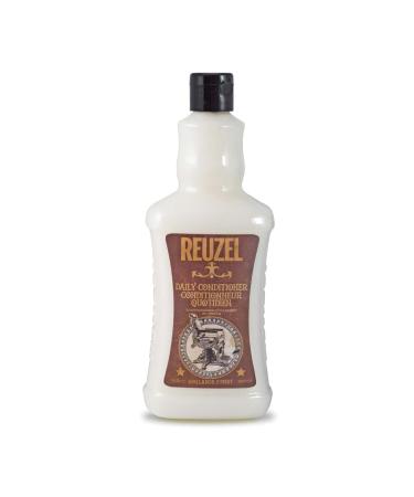 Reuzel Daily Conditioner - Ideal For All Hair Types - Witch Hazel Nettle Leaf Rosemary And Horsetail Root - Leaves Scalp Cool And Refreshed - Thoroughly Conditions Hair - Vegan Formula 33.81 Fl Oz (Pack of 1)