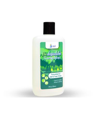 Direct 2 Boater Biodegradable Camp Soap - 8 oz Bottle Soap - For Fresh & Salt Water - For Hands  Dishes & Clothing - Unscented Liquid Camp Soap - Fragrance Free Hand Soap - Travel Laundry Soap - Buy Online on GoSupps.com