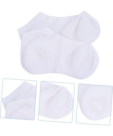 minkissy 3 Pairs Protective Socks Heel Protector Socks Heel Moisturizing Socks Silicone Heel Socks Moisturising Socks Beauty Socks High Heel Socks Anti Dry Sock Spa Sebs Moisture Miss White - Buy Online on GoSupps.com