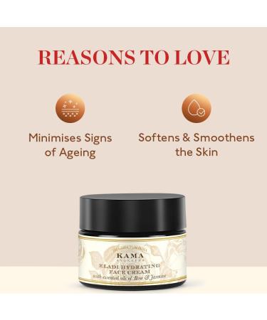 Kama Ayurveda Eladi Hydrating Face Cream 50g with Rose and Jasmine Essential Oils - Buy Online on GoSupps.com