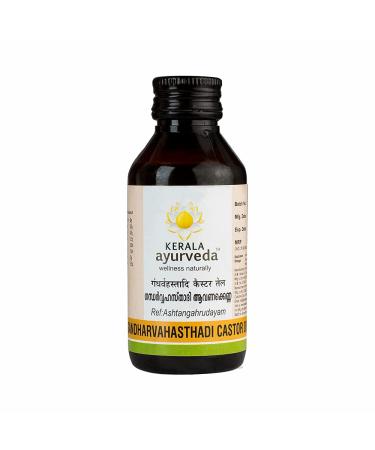 Ayurveda Gandharvahastadi Castor Oil bottle of 100 ml Oil (Free Pallas USA Rose prefume Oil)