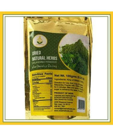 Shastha Nilavembu Powder (Dried Natural Herbs) (Pack of 3) Each Pkt 100g Product from India (Tamil Nadu) - Buy Online on GoSupps.com