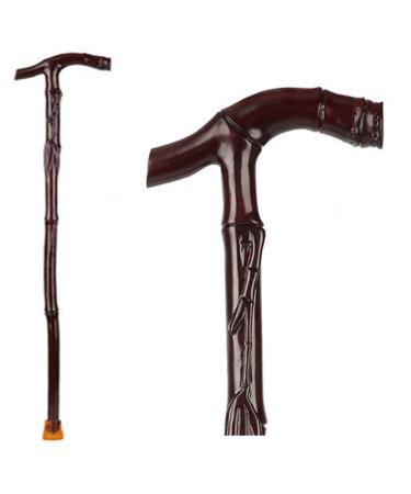 Crutches Adjustable Crutches Carved with Bamboo Leaf Patterns Ergonomic Handle Beautiful and Comfortable Crutches Hello Independence