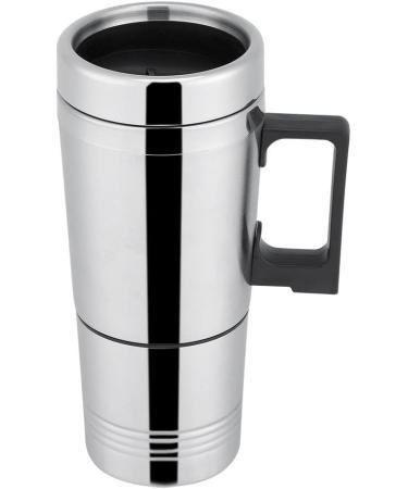 Portable 12V/24V Car Heating Cup | 300ml Stainless Steel Coffee Maker & Tea Pot | Outdoor Vehicle Water Bottle - Buy Online on GoSupps.com