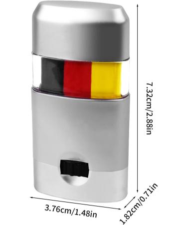 Flag Face Paint National Flag Face Paint | Yellow Red Black Stick Face Paint - Black Stick for Eyes Body Markers Paint Pencils - Buy Online on GoSupps.com