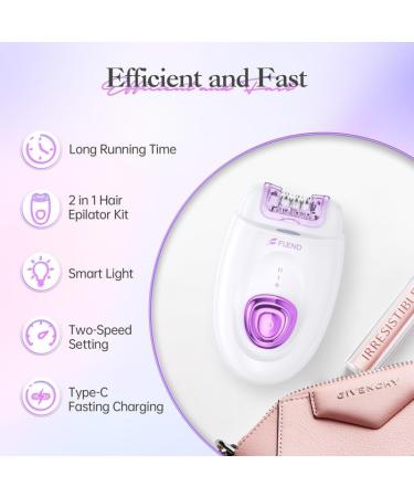 Smooth Glide Epilator for Women - Portable Facial Hair Removal Ideal for Face & Bikini - Buy Online on GoSupps.com