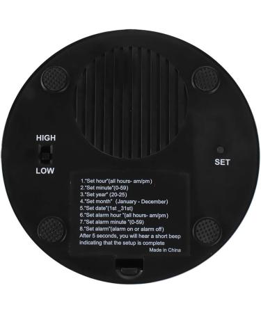 Big Button Timer - Speech Cup for Seniors & Visually Impaired | Orange/Black - Perfect for Children & Students | Shop Internationally - Buy Online on GoSupps.com