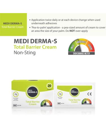 Medi Derma-S Total Barrier Cream 2g - Pack of 20 Sachets - Buy Online on GoSupps.com