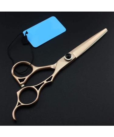 Salon Texturizing Scissors Bang Hair Scissor Professional Barber Hairdressing Scissors Kits Stainless Steel Hair Cutting Shears Set Home Shear Kit for Men Women Pet toothcut6inch (A 6inchset) - Buy Online on GoSupps.com