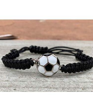 Soccer Bracelet - Adjustable Unisex Paracord Soccer Jewelry | Soccer Gifts - Buy Online on GoSupps.com