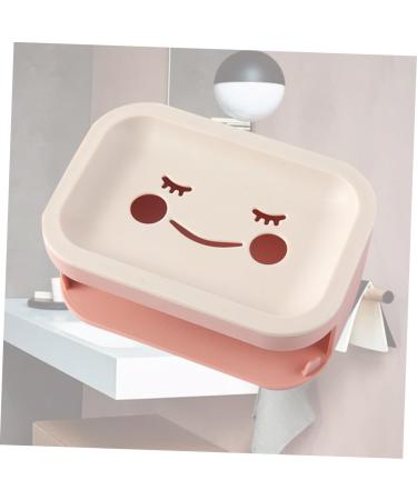 Ciieeo Travel Soap Case 2 Pcs Double Layer Soap Dish Bathroom Case Draining Double Layers Soap Holder Plastic Soap Dish Holder Soap Pp Container Pink No Punching - Buy Online on GoSupps.com