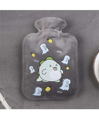 Body warmer Bag warm hot water bottle Mini portable plush washable water injection safety warm hands bag hand warmer hot water bottle (color: f)