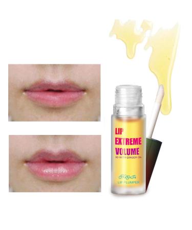 GL-TURELIFES Lip Plumper Gloss | Ginger Mint Balm for Extreme Volume & Hydration | Moisturizing Lip Enhancer for Smooth Full Lips - Buy Online on GoSupps.com