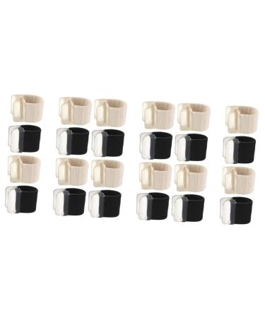 Healeved 12 Pairs Separator Night Splint Thumb Splint Hammer Straightener Correct Straighteners Splints Stretcher Elastic Breathable Bunion Separate Tools Assorted Colorx3pcs 2.5x1.9cmx3pcs