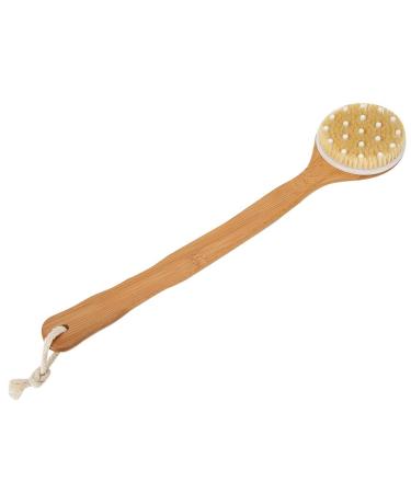 Deep Cleaning Shower Brush Long Handle Shower Brush Body Scrubber Skin Care Exfoliating Skin for Body Shower for Wet or Dry Brushing Bath Shower Body Brush