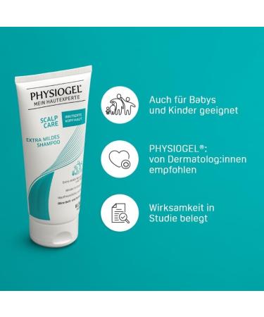 PHYSIOGEL Scalp Care Shampooing extra doux 200 ml Kids Edition Nettoyage doux et soin pour cuir chevelu irrit irrit et sec Shampooing hydratant r duisant les irritations - Buy Online on GoSupps.com