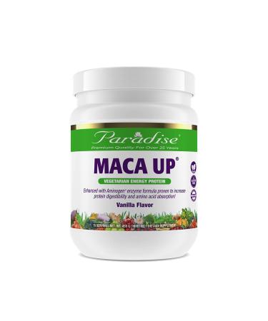 Paradise Herbs Maca Up Protein Powder, Vanilla, 15.87 Ounce