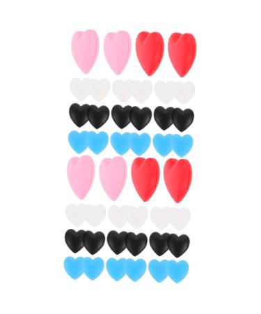 Doitool 30 couple love non-slip earrings made of glass re rough enough holder for sunglasses glasses anti-ear handle glasses stoppers ironing tips skull pebbles