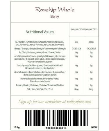 Rosehip Fruit Whole Organic Quality - Buy Online on GoSupps.com