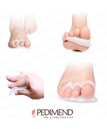 PEDIMEND Hammer Toe Straightener 2PAIR - 4PCS | Toe Separator for Overlapping, Curled Mallet & Claw Toes | Unisex Foot Care Solution - Buy Online on GoSupps.com