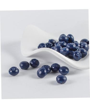 DIKACA Cake Decorations Decorative Blueberries Artificial Fruits 50pcs Simulation Blueberry Pvc Cake Material Simulated Blueberries Lifelike Fruit Decorations Fake Fruit - Buy Online on GoSupps.com
