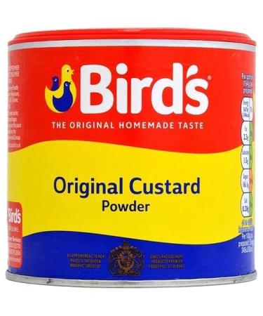 Birds Vanilla Sauce Powder 300 g Perfect for desserts pastries and more contains corn starch salt and natural flavors without artificial colors packed in a cup of Kajal