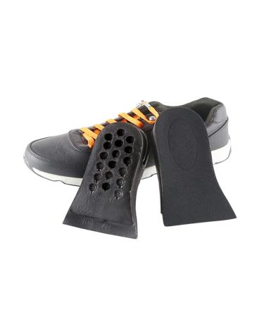 FRCOLOR 1 Pair Shoe Lift Shoe Insole Shoe Inserts Taller Gel Shoe Height Incresing Insole Insoles for Men Taller Pad Mens Insoles Massage Insoles Foot Pad Pu Insoles Dress Shoes Man Heel Black M