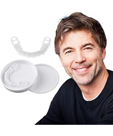 Frenzify Cosmetic Veneers - Temporary Lightening Dentures for Men & Women | Upper & Lower False Teeth - Buy Online on GoSupps.com