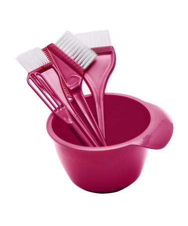 minkissy 1 Set Hairdressing Tool Diy Hair Coloring Kit Hair Color Mixing Bowl Hair Tint Brush Hair Coloring Tool Hair Color Brush Diy Salon Tool Color Tint Hair Dye Mixed Colour Abs