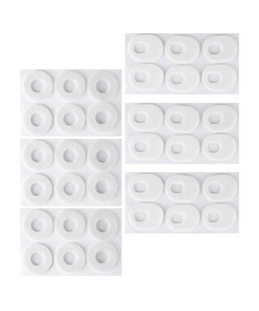 Beaupretty 6pcs Callus Pads Sponge Villus Callus Cushions Toe Pads Callus Sticker Remover Self Adhesive Corn Pads Foot Protectors 6pcs White