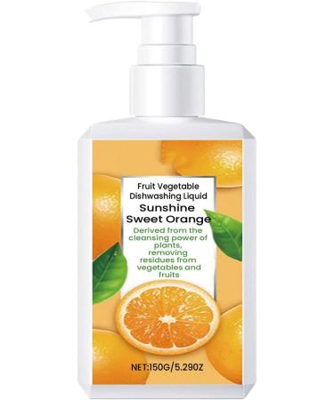 Fruit and Vegetable Wash Dishwashing Liquid Dish Soap Natural Dish Detergent Liquid Kitchen Vegetable Cleaner 1 Bottle - Buy Online on GoSupps.com