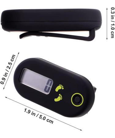 Lufeis Mini Pedometer - 3D Clip-On Fitness Tracker for Women | Simple Accurate No App Required - Buy Online on GoSupps.com