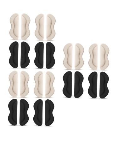 Ipetboom 12 Pairs High Heels Heel Stickers Durable Heel Grips Shoe Heel Pads Anti- Wear Heel Mats High Heel Supplies Shoe Heel Liners Heel Insert Cushion Self- Adhesive Pads Heel Protectors
