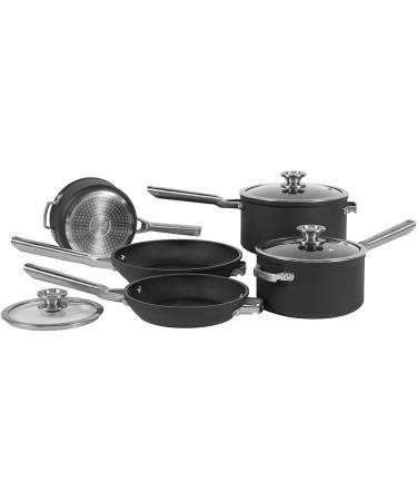 Ninja ZEROSTICK Stackable Cookware 5-Piece Pan Set Non-Stick 3 Saucepans with Oven-Safe Glass Lids & Dr. Beckmann Carpet Stain Remover | Removes New and Dried-in Stains | Includes Applicator Brush - Buy Online on GoSupps.com