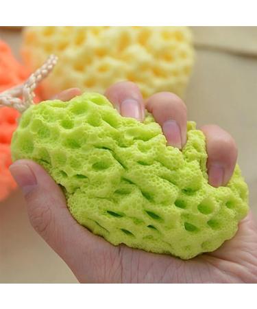 Bath Sponges for Adults Bath Sponge Mesh Pouf Bath Sponge Foam Loofah Sponge (Size : Yellow) - Buy Online on GoSupps.com