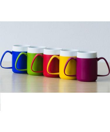 Ornamin Two Handled Mug with Spouted Lid (140ml Blue) - Model 815 + 806 | Drinking Aid - Buy Online on GoSupps.com