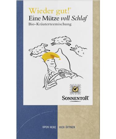 Sonnentor Organic hat full of sleep tea 6 x 27 g - Buy Online on GoSupps.com