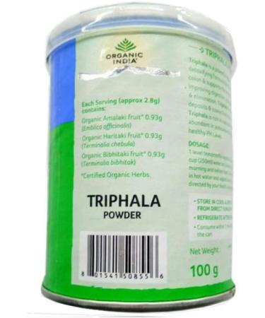 Organics India Triphala Powder 100g - Buy Online on GoSupps.com