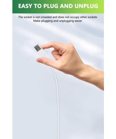 Nicwell F5025 Water Flosser Charger Cable - Replacement Power Supply Adapter Cord for Cordless Portable Dental Flosser - White - Buy Online on GoSupps.com