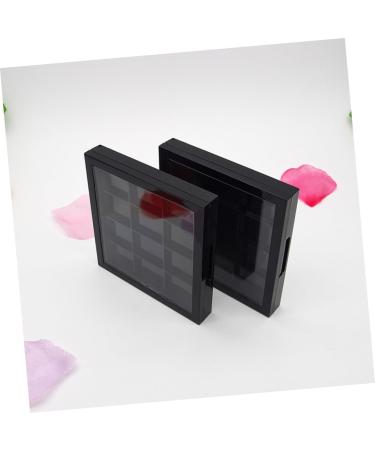 FOMIYES 2 Pcs 12 Eyeshadow Magnetic Pan Make up Empty Eyeshadow Dish Eye Shadow Box Cosmetic Travel Suite 1 count (Pack of 1) Blackx2pcs - Buy Online on GoSupps.com