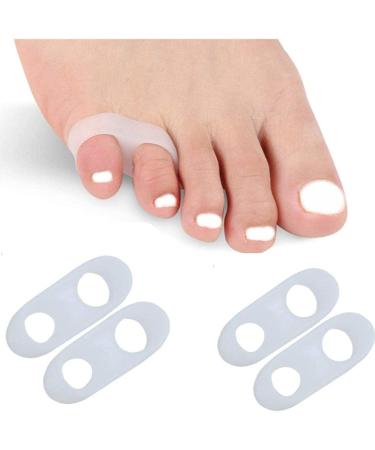 No 4 silicone toe spreader Little toe at Hallux valgus toe separators foot pain toe separators small toe protection hallux valgus corrector for smoothing overlapping toes