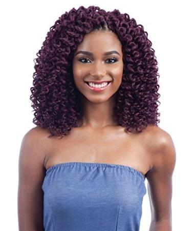 FreeTress 2X Wand Curl Braid Soft Baby Curl (1B) Medium (Pack of 1) 1B