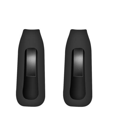 EverAct Clip Holder Compatible with Fitbit One (Set of 2) 2 Pack:BLACK x 2