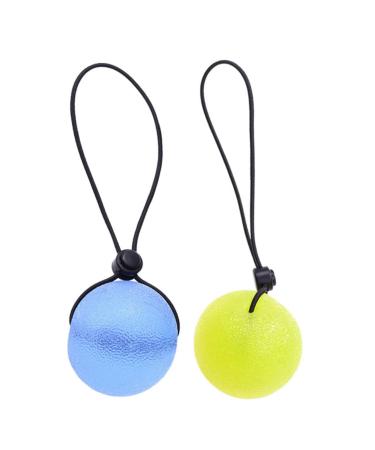 Gatuida 3 STK Hand strengthening toys Massage balls for the hands toys from silicone fitness equipment Power balls train exercises squeezeball strengthen powerball tool lanyard