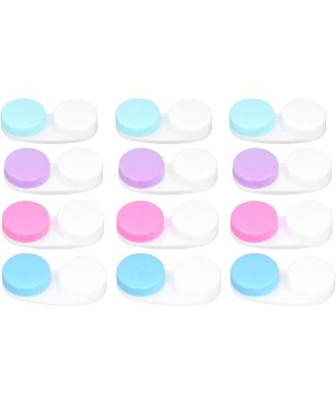 NATUDECO 12-Part Portable Contact Lens Container Kit - Colorful & Large for Travel & Outdoor Activities - Buy Online on GoSupps.com